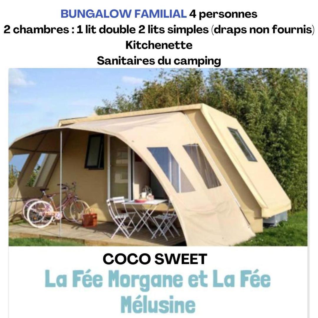 Camping Le Val Aux Fees - Broceliande Concoret Bagian luar foto