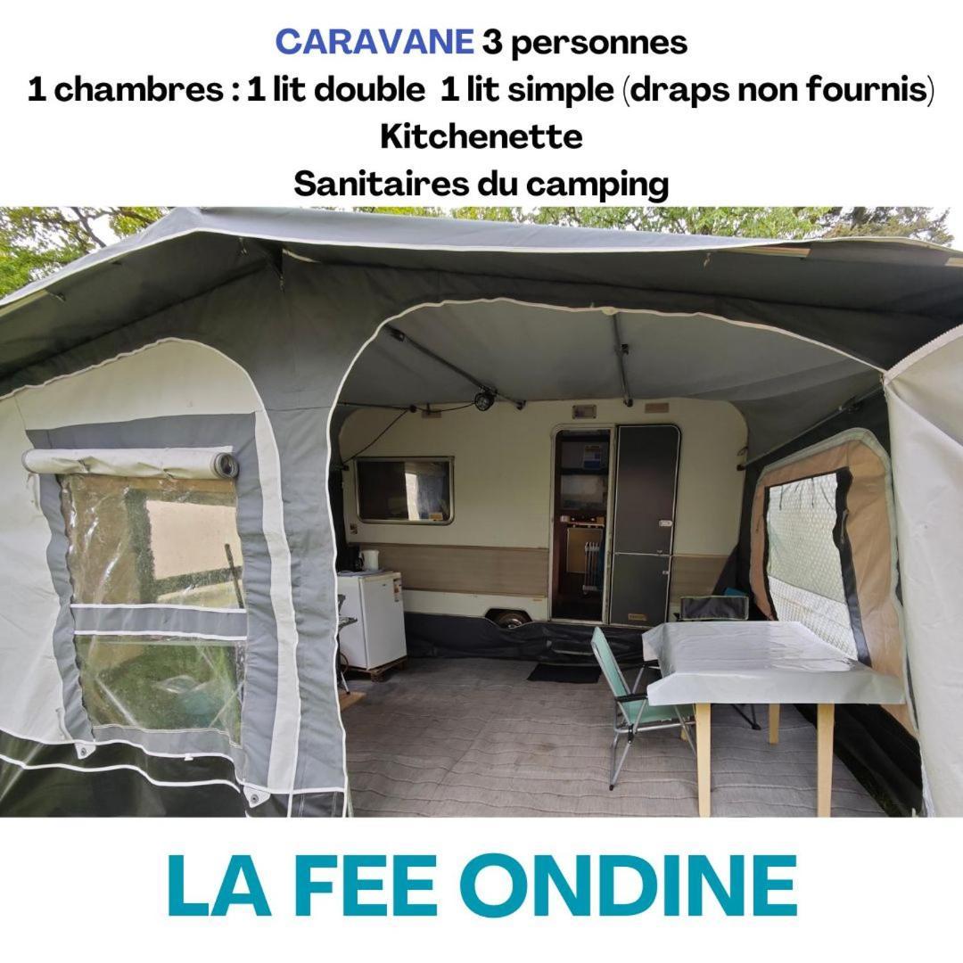 Camping Le Val Aux Fees - Broceliande Concoret Bagian luar foto