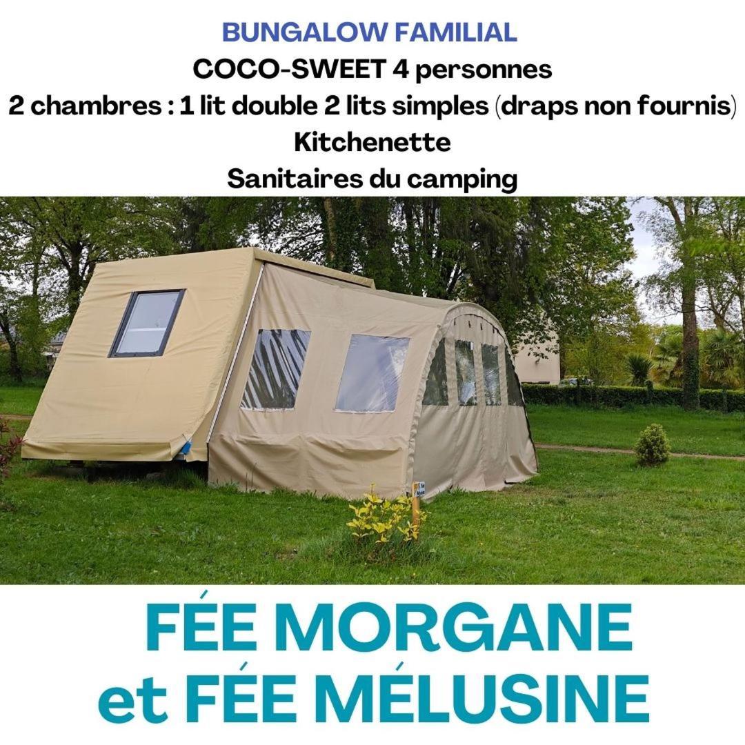 Camping Le Val Aux Fees - Broceliande Concoret Bagian luar foto