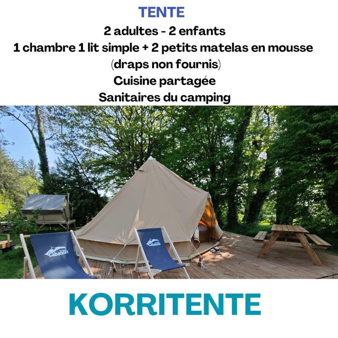Camping Le Val Aux Fees - Broceliande Concoret Bagian luar foto